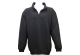 Adult Quarter Covered Zipper Fleece Sweatshirt Jacket with Mock/Cadet Collar & Sides Zippers Pockets