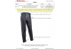 Adults Active Sweatpants with Sides Zippers Pockets & Legs Ends 